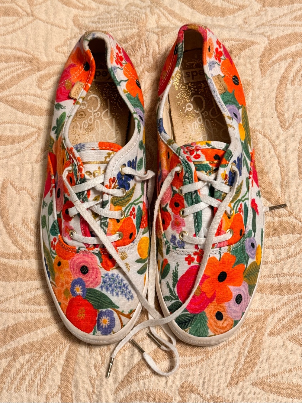 Keds x Rifle Paper Co. Floral Sneakers Women’s Size 8
